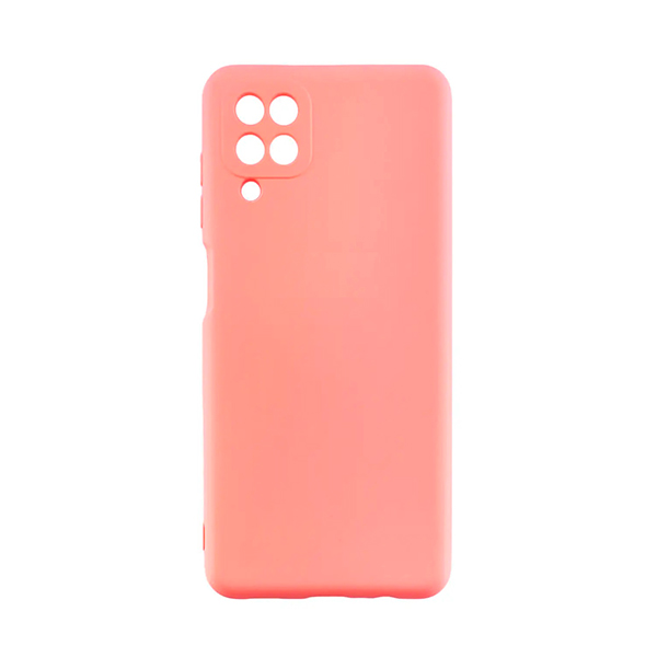 Чехол Original Soft Touch Case for Samsung A12-2021/A125/M12-2021 Peach with Camera Lens