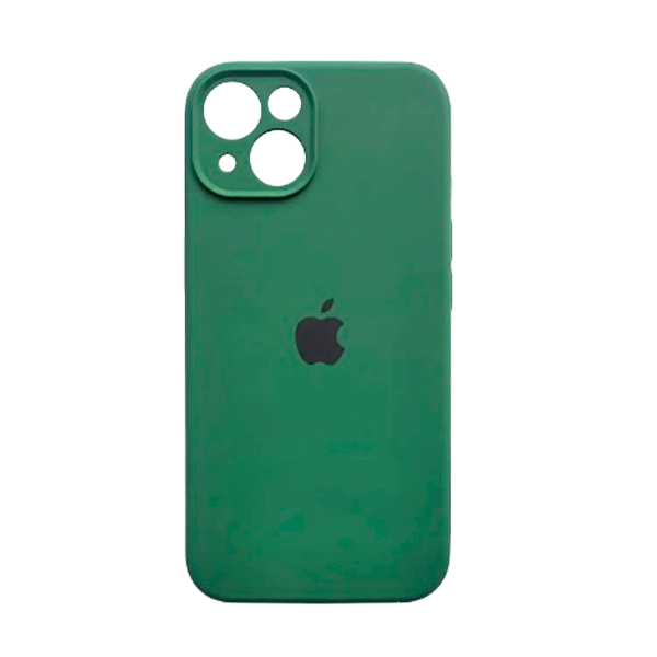 Чехол Soft Touch для Apple iPhone 15 Pine Green with Camera Lens Protection