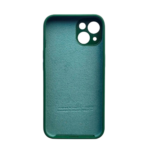 Чехол Soft Touch для Apple iPhone 15 Pine Green with Camera Lens Protection