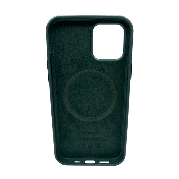 Чохол Leather Case для iPhone 12 Pro Max with MagSafe Pine Green