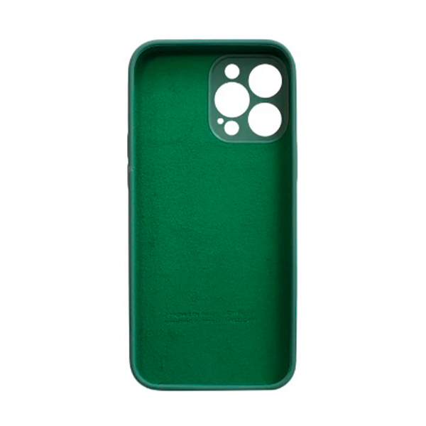 Чехол Soft Touch для Apple iPhone 13 Pro Pine Green with Camera Lens Protection Square