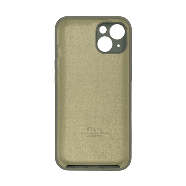 Чехол Soft Touch для Apple iPhone 13/14 Pine Green with Camera Lens Protection