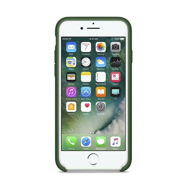 Чехол Soft Touch для Apple iPhone 7/8/SE 2020/SE 2022 Pine Green