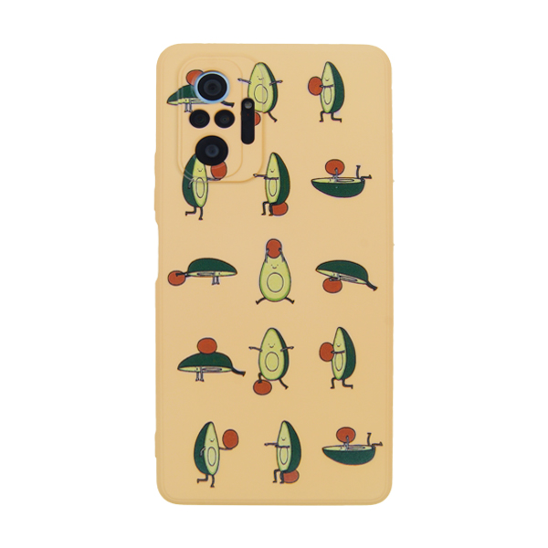Чехол Original Soft Touch Case for Xiaomi Redmi Note 10 Pro/Note 10 Pro Max Pink Sand Avocado with Camera Lens
