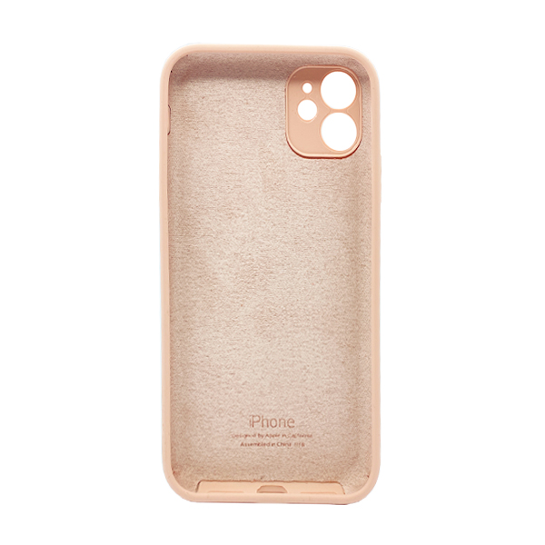 Чехол Soft Touch для Apple iPhone 11 Pink Sand with Camera Lens Protection