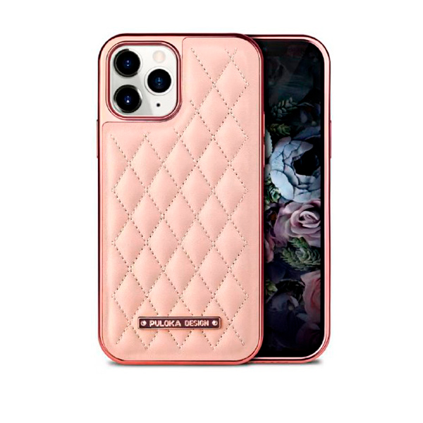 Чохол Puloka Leather Case для iPhone 11 Pro Pink