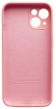 Чохол Soft Touch для Apple iPhone 13/14 Pink with Camera Lens Protection Square