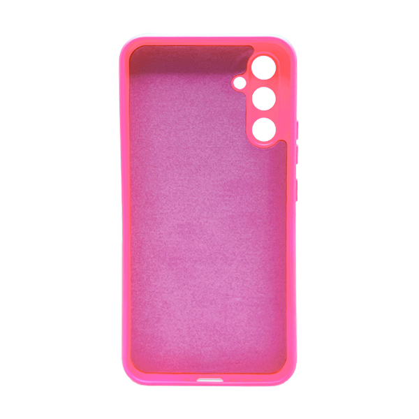 Чехол Original Soft Touch Case for Samsung A14-A145 Pink with Camera Lens