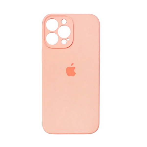 Чехол Soft Touch для Apple iPhone 13 Pro Pink with Camera Lens Protection Square