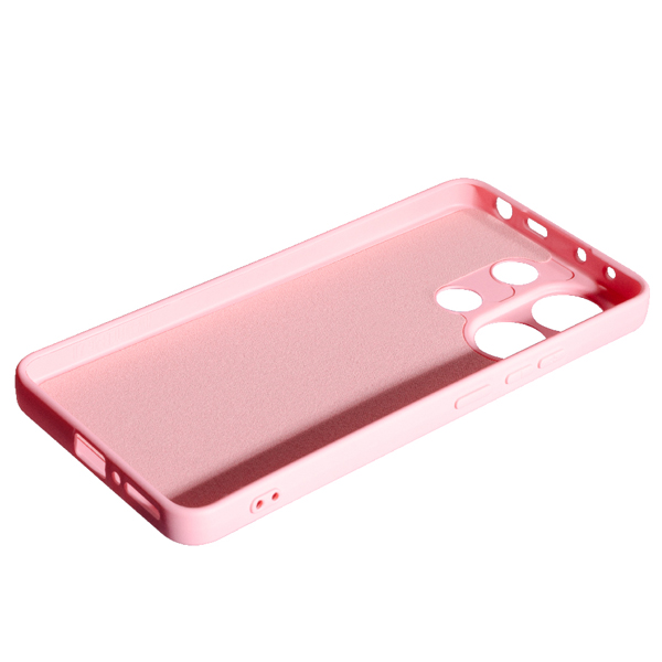 Чехол Original Soft Touch Case for Xiaomi Redmi Note13 4G Pink with Camera Lens