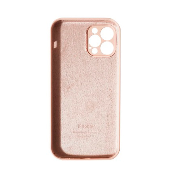 Чехол Soft Touch для Apple iPhone 13 Pro Pink Sand with Camera Lens Protection Square