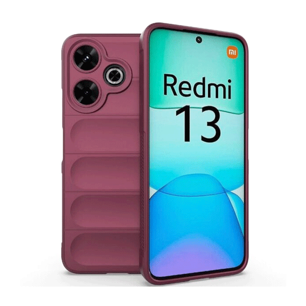 Чехол Cosmic Magic Shield for Xiaomi Redmi 13 4G/Poco M6 4G Plum with Camera Lens