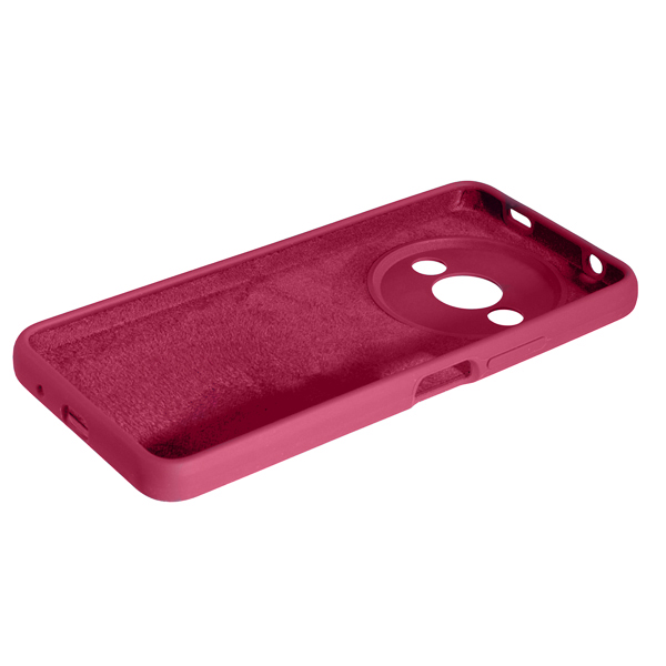 Чехол Original Soft Touch Case for Xiaomi Redmi A3/Poco C61 Plum with Camera Lens