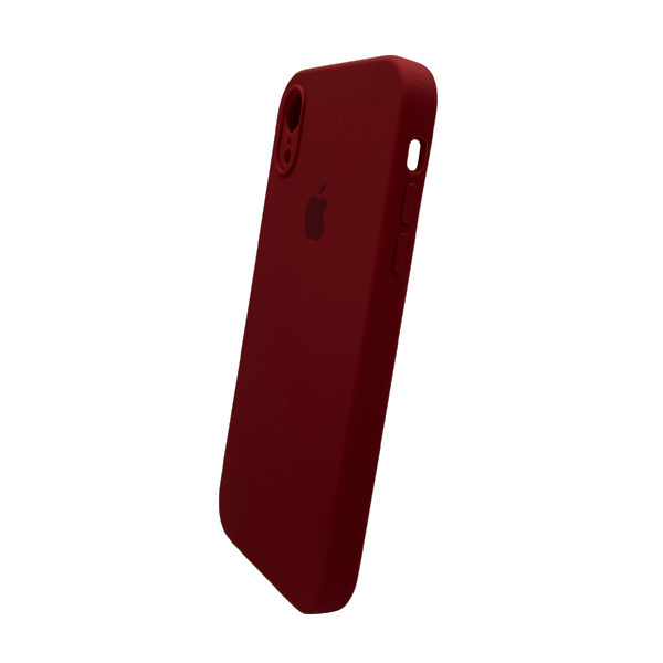 Чохол Soft Touch для Apple iPhone XR Plum with Camera Lens Protection Square