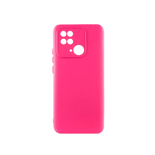 Чехол Original Soft Touch Case for Xiaomi Redmi 10с/Poco C40 Plum with Camera Lens