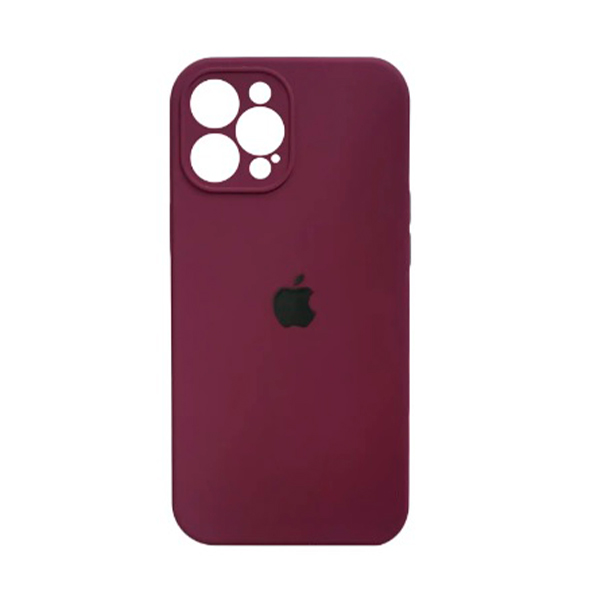 Чохол Soft Touch для Apple iPhone 13 Pro Plum with Camera Lens Protection Square