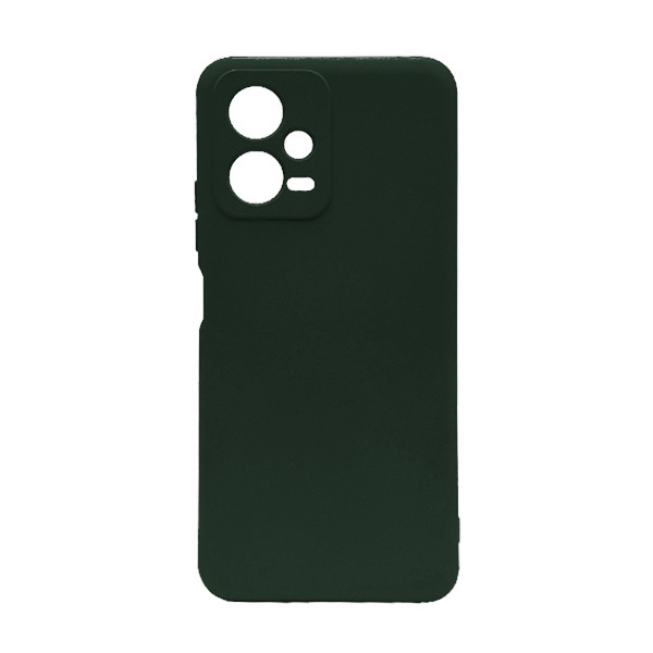 Чехол Original Soft Touch Case for Xiaomi Redmi Note12 5G/Poco X5 5G Black with Camera Lens