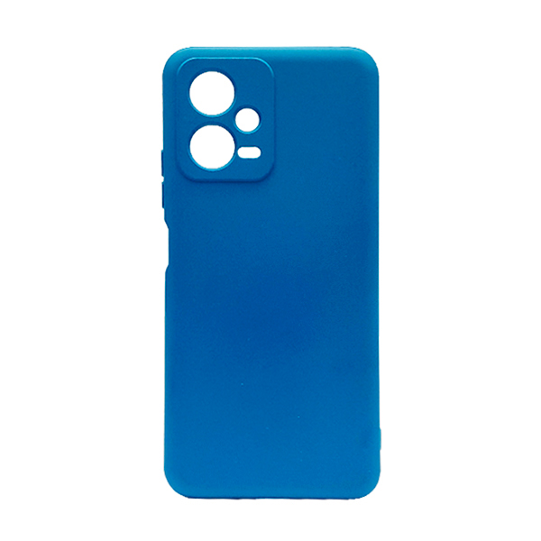 Чехол Original Soft Touch Case for Xiaomi Redmi Note12 5G/Poco X5 5G Dark Blue with Camera Lens