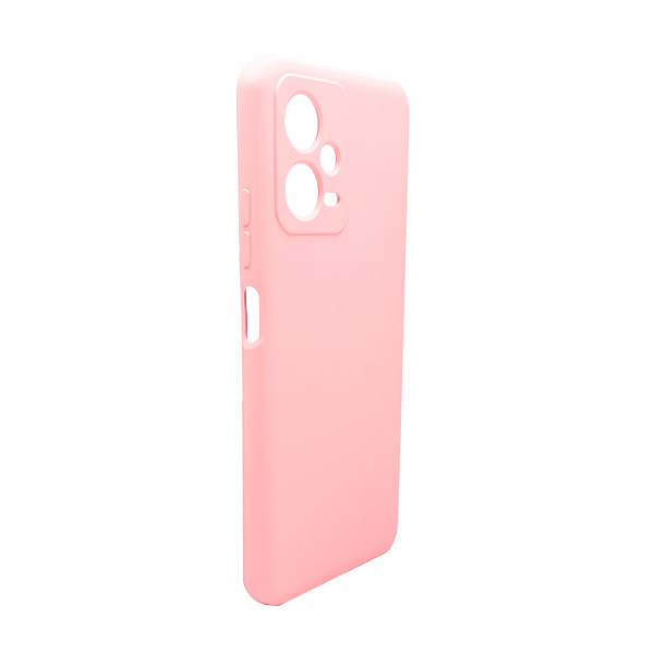 Чехол Original Soft Touch Case for Xiaomi Redmi Note12 5G/Poco X5 5G Pink with Camera Lens