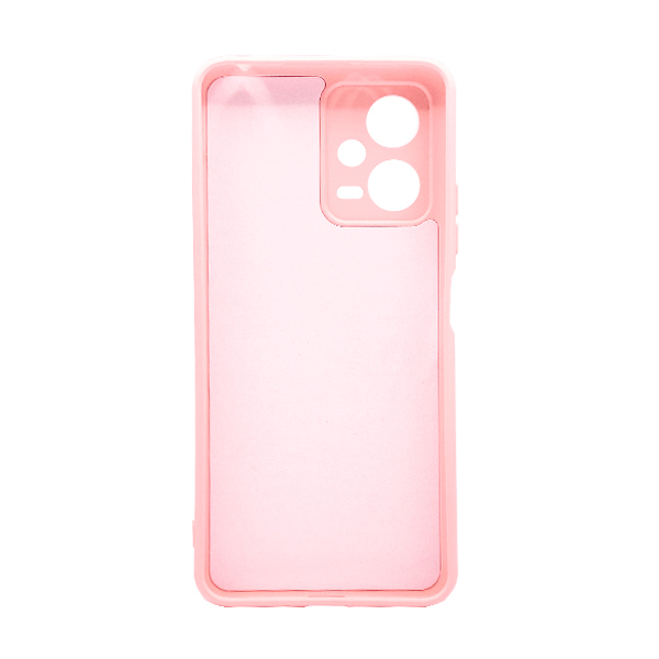 Чехол Original Soft Touch Case for Xiaomi Redmi Note12 5G/Poco X5 5G Pink with Camera Lens