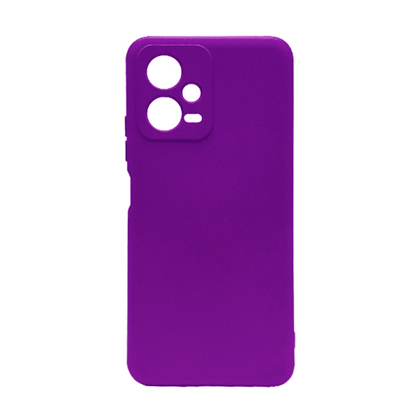 Чехол Original Soft Touch Case for Xiaomi Redmi Note12 5G/Poco X5 5G Purple with Camera Lens