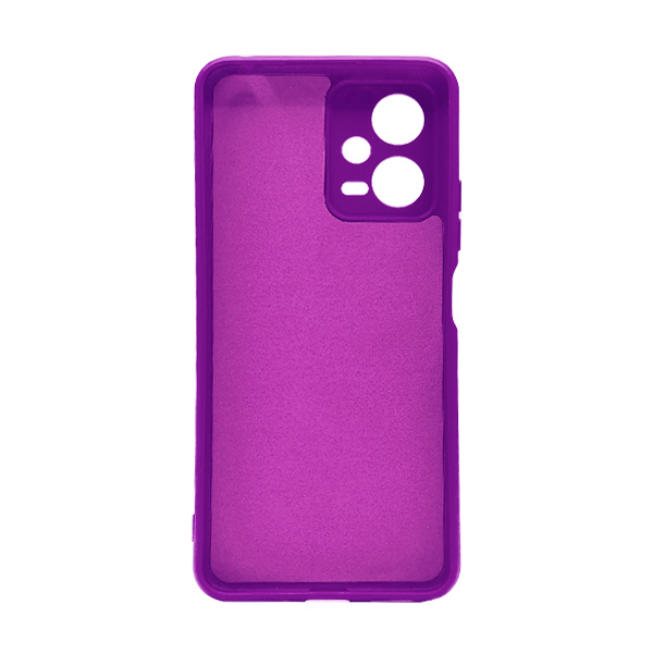 Чехол Original Soft Touch Case for Xiaomi Redmi Note12 5G/Poco X5 5G Purple with Camera Lens