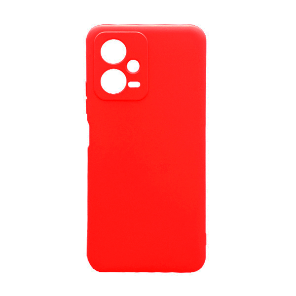 Чехол Original Soft Touch Case for Xiaomi Redmi Note12 5G/Poco X5 5G Red with Camera Lens