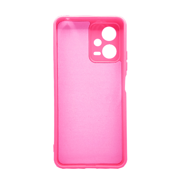 Чехол Original Soft Touch Case for Xiaomi Redmi Note12 5G/Poco X5 5G Ultra Pink with Camera Lens