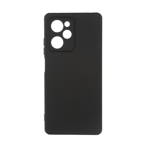 Чехол Original Soft Touch Case for Xiaomi Poco X5 Pro 5G Black with Camera Lens