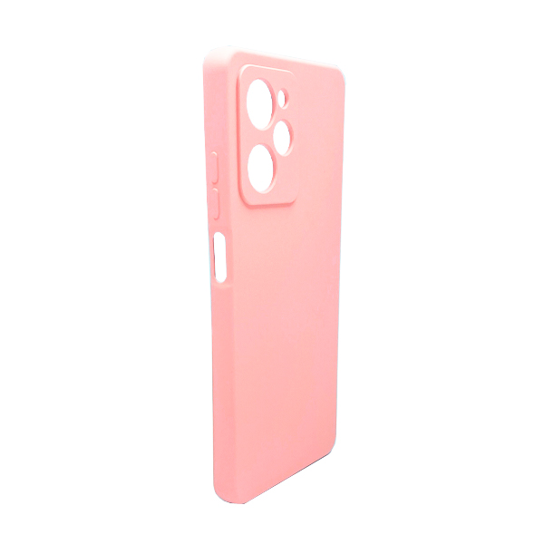 Чехол Original Soft Touch Case for Xiaomi Poco X5 Pro 5G Pink with Camera Lens