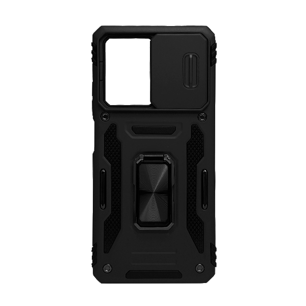 Чохол Armor Camshield Case для Xiaomi Poco X5 Pro 5G with Ring Black