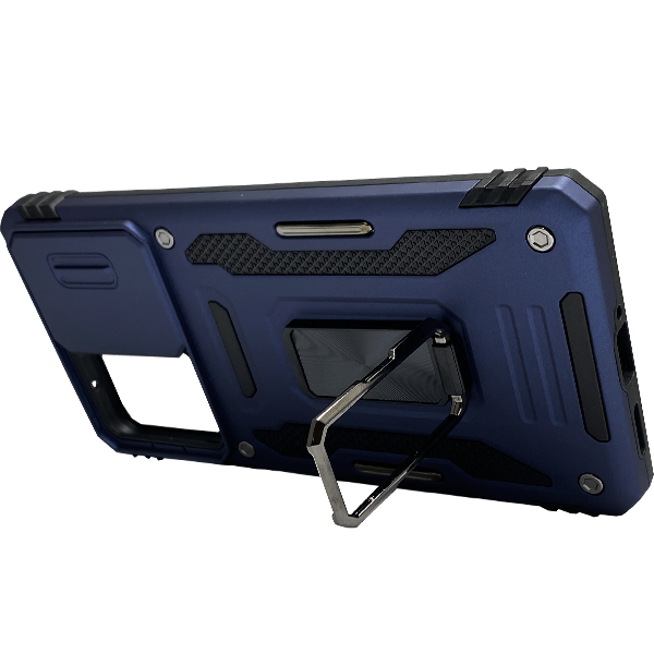 Чохол Armor Camshield Case для Xiaomi Poco X5 Pro 5G with Ring Dark Blue