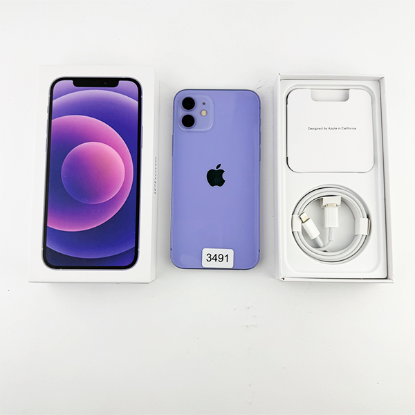 Apple iPhone 12 128GB Purple Б/У №3491 (Стан 8/10)