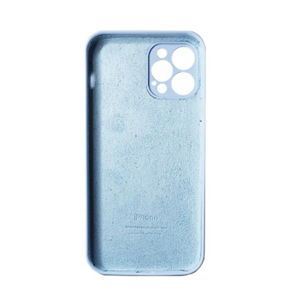 Чехол Soft Touch для Apple iPhone 13 Pro Powder Blue with Camera Lens Protection Square