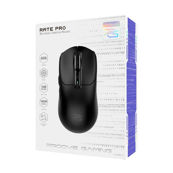 Безпровідна мишка Proove Gaming Rate Pro Black (WMRP00022001)