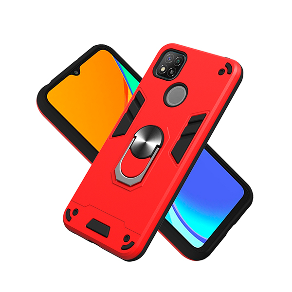 Чохол Armor Case для Xiaomi Redmi 9c/10a with Ring Red