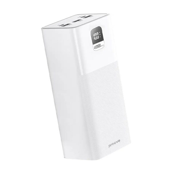 Зовнішній акумулятор Proove Giant 100W 40000mAh White