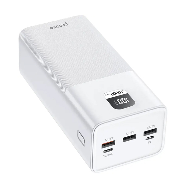 Зовнішній акумулятор Proove Giant 100W 40000mAh White