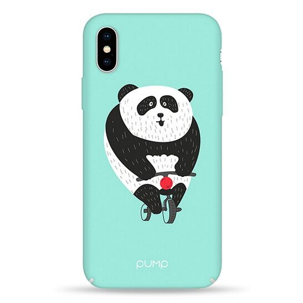 Чохол Pump Tender Touch Case для iPhone X/XS Panda Bicycle