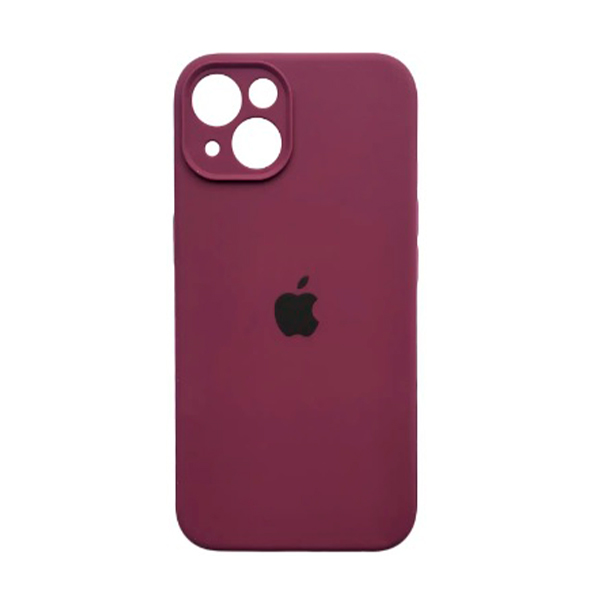 Чехол Soft Touch для Apple iPhone 13/14 Purple with Camera Lens Protection Square