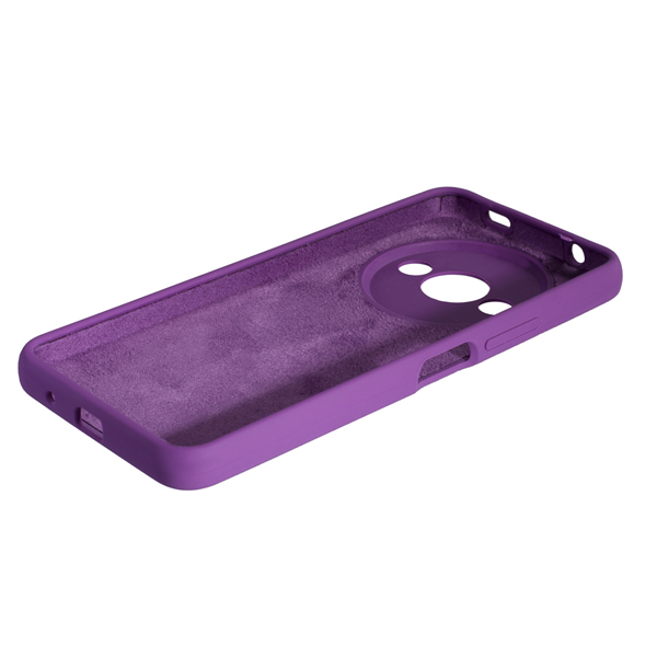 Чехол Original Soft Touch Case for Xiaomi Redmi A3/Poco C61 Purple with Camera Lens