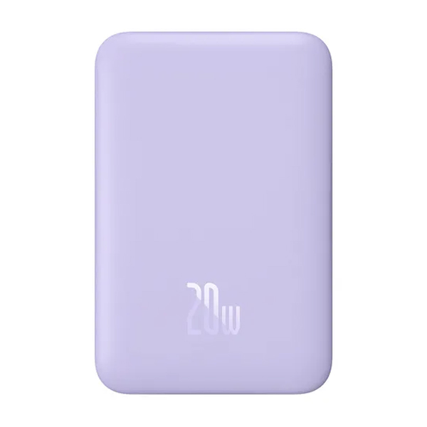 Зовнішній акумулятор Baseus Magnetic Mini Wireless Fast Charge 10000mAh 20W Purple (PPCX110105)