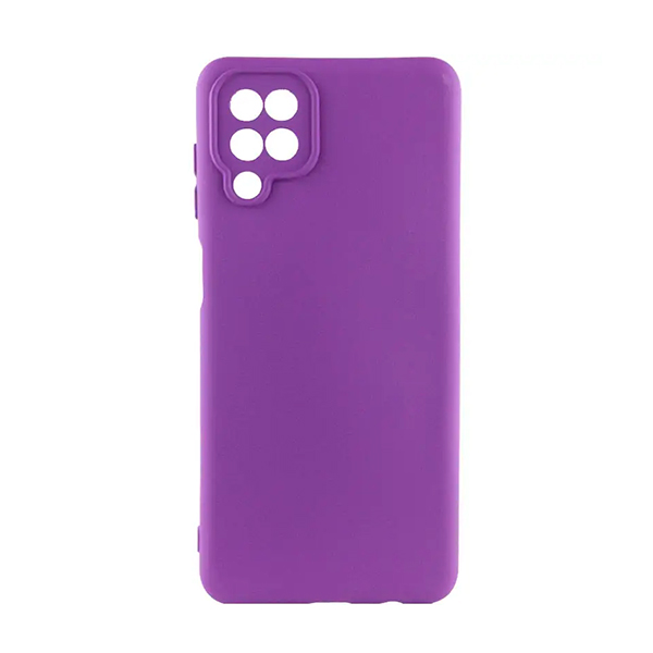 Чохол Original Soft Touch Case for Samsung A12-2021/A125/M12-2021 Purple with Camera Lens