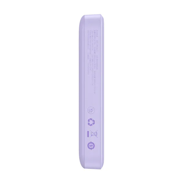 Зовнішній акумулятор Baseus Magnetic Mini Wireless Fast Charge 10000mAh 20W Purple (PPCX110105)