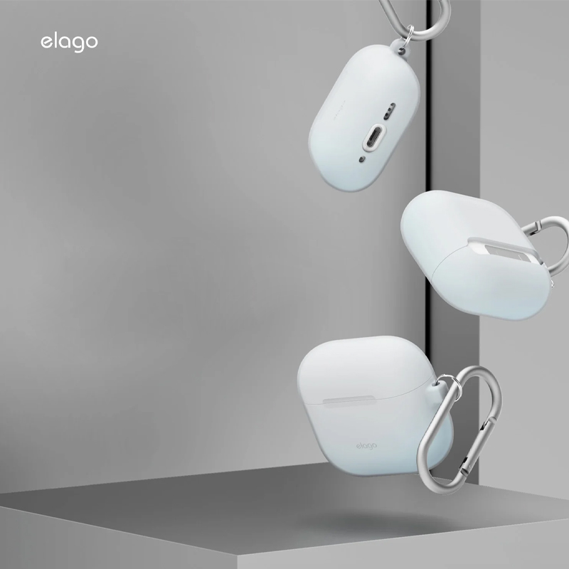Футляр для навушників Elago Silicone Hang Sand Pink for Airpods 4rd Gen (EAP4SC-HANG-SPK)