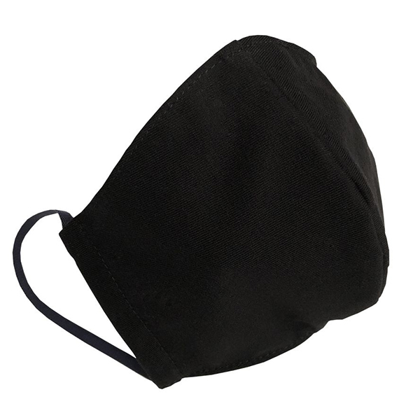 Многоразовая защитная маска для лица черная (размер M)