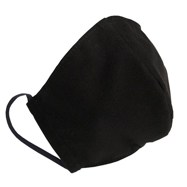Многоразовая защитная маска для лица черная (размер S)