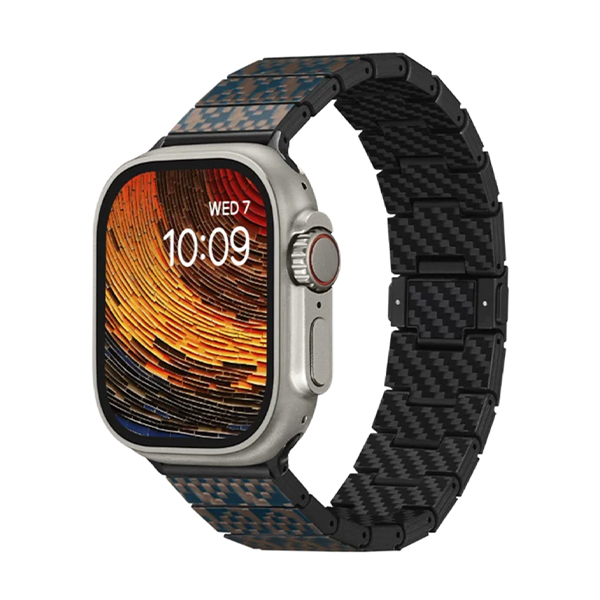 Ремешок Pitaka Dreamland Chroma Carbon Band Stairs for Apple Watch 49/45/44mm (AWB2302)