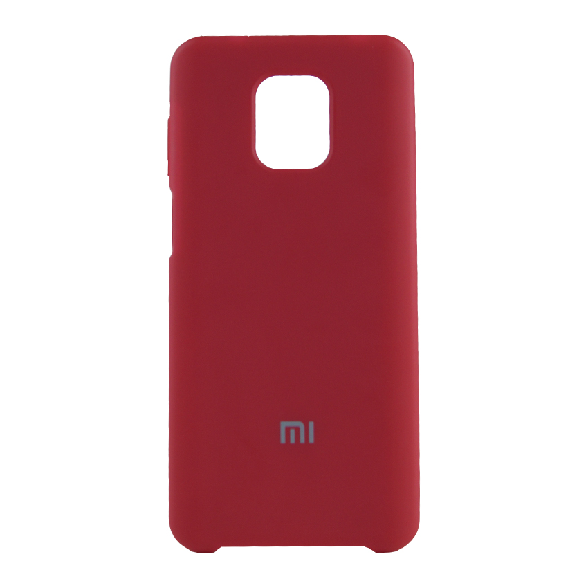 Чехол Original Soft Touch Case for Xiaomi Redmi Note 9s/Note 9 Pro/Note 9 Pro Max Raspberry Red