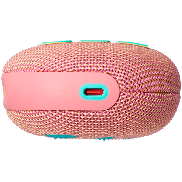 Портативна колонка JBL Clip 5 Pink (JBLCLIP5PINK)